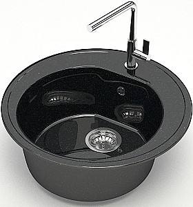 Chiuveta de bucatarie Marrbaxx Z003Q4 Black Lucios