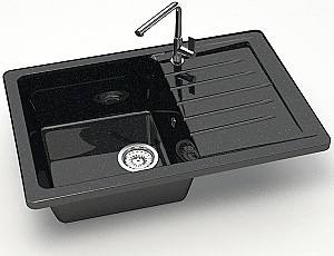 Chiuveta de bucatarie Marrbaxx Z016Q4 Black Lucios