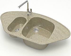 Chiuveta de bucatarie Marrbaxx Z023Q5 Sand Lucios