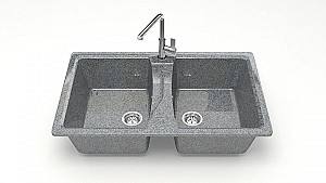 Chiuveta de bucatarie Marrbaxx Z026Q8 Grey Lucios
