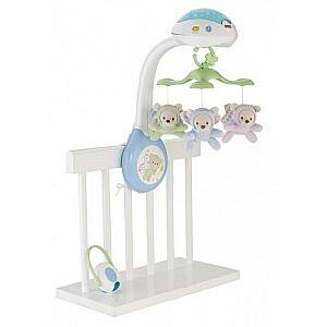 Carusel pentru patuc Fisher  price Butterfly Dreams 3-in-1 Project Mobile