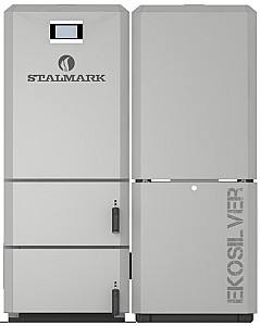 Cazan pe combustibil solid Stalmark Eko Silver II 24 Kw+ventilator