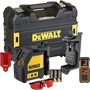Лазерный уровень Dewalt Комплект DW088K + дальномер DW099