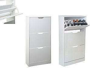 Dulap pentru incaltaminte Five 3 sertare 60X23X119cm White