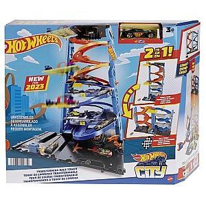 Jucarie interactiva Hot Wheels Transforming City Racing Tower