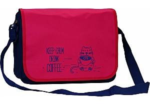 Rucsac VLM 37*24*10 cm roz/albastru