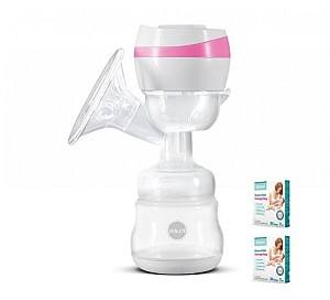 Pompa electrica de san Bebumi BS1(pink) + set 60 pungi