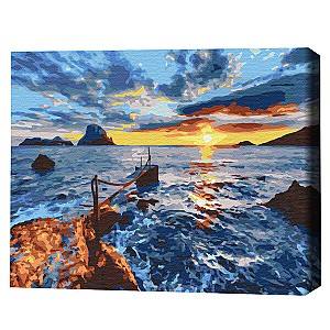 Tablou pe numere BrushMe La apus 40×50 cm (în cutie)