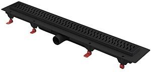 Rigola de dus Chudej Harmony Black 750x60mm