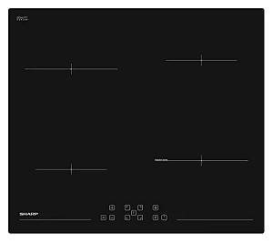 Встраиваемая варочная панель электрическая Sharp KH-6I45FT0I-EU