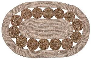 Придверный коврик H&S Circles 80x50см