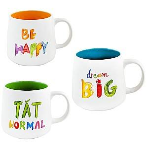 Set pentru ceai si cafea Casa Masa BUNA DISPOZITIE 400 ml (6 buc)