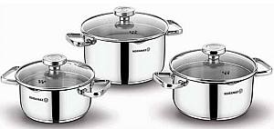 Set vase de gatit Korkmaz AQUA 6 buc (A1967)