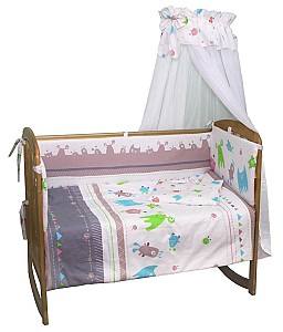 Постельное белье Polini Kids Monsters 7 единицы