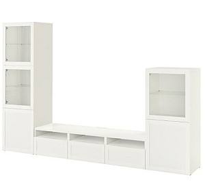 Стенка IKEA Besta White/ Hanviken