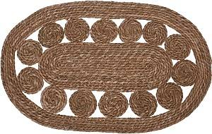 Придверный коврик H&S 80х50см 44744