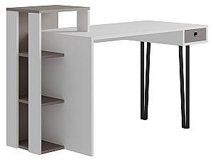 Письменный стол DECO Loyd White/Light Mocha