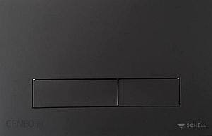 Клавиша смыва Schell Konkav Black Mat (031431199)