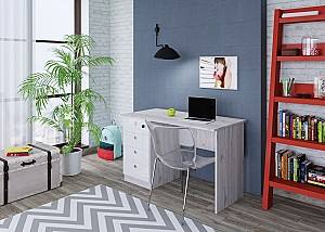 Письменный стол PS KС-120(Х) Cortona/ White Light