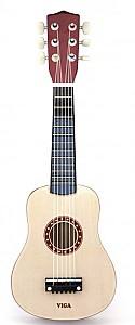 Jucarie muzicala VIGA Guitar 21 - Natural  