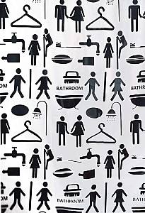 Perdea de baie Nice Sea Couple 06847