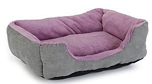 Лежак для кошки Beeztees Baboo Cat Purple/Gray 48x37x18