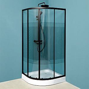 Душевая кабина Linia H2O MALTA 900X900X1950/130 Черный