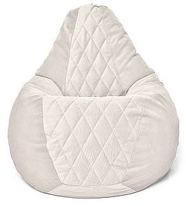Кресло мешок Beanbag Maserrati Romb L White