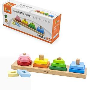 Сортер VIGA Изучаем формы и цвета 44686