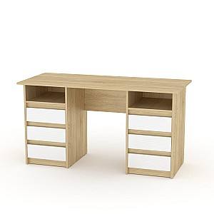 Письменный стол KompaniT Декан-3 дуб сонома комби