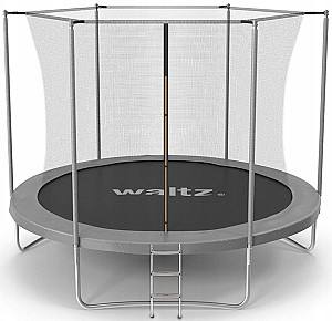 Батут Waltz PI 2.44 Серый, внутренняя сетка