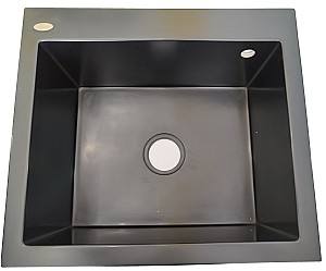 Кухонная мойка Tornado NIKOLI 510x565 Black