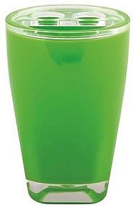 Стакан для зубных щёток MSV Tahiti зеленый (40551)