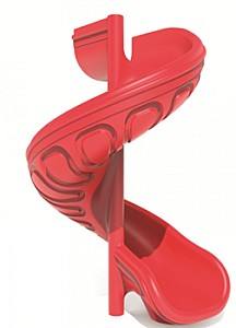 Горка для детей PlayPark HDPE 2000 SPIRAL