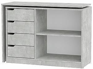 Письменный стол KompaniT Комод Ателье светлый (Серый)