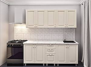 Set mobila bucatarie PS Lena 2 m (vopsita, frez. Clasic) Bej