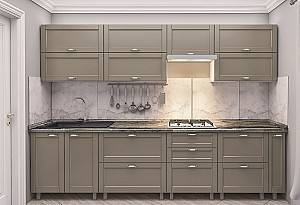 Set mobila bucatarie PS Kvadro 3 m (vopsita, frez. Modern) Cappuccino