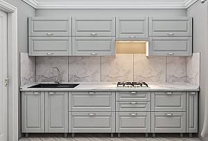 Set mobila bucatarie PS Kvadro 3 m (vopsita, frez. Clasic) Gri Deschis