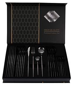 Set de tacimuri Product Polished Cutlery Graphite 24pcs
