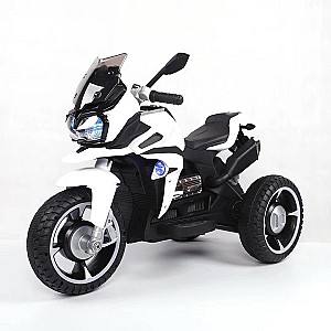 Tricicleta electrica copii Essa Toys Motocicletă (Albă)