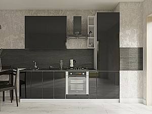 Set mobila bucatarie Confort-NV Royal Gloss 2.6 m Jet Black