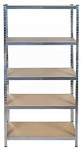 Rafturi pentru depozitare Malatec 23766 220x100x45cm Silver/Brown