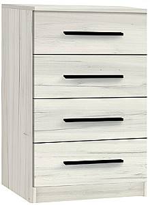 Comoda Modern Kenon 4S Stejar Craft Alb