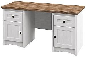 Письменный стол Неман Тиволи МН-035-26 Белый Структурный/Дуб Стирлинг(Коричневый)