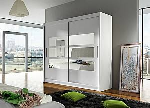 Шкаф-купе Space Meble Bega III 180x215x58 Белый Матовый