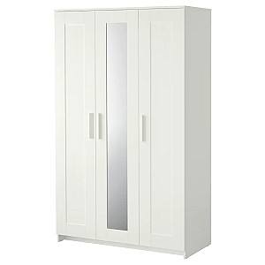 Шкаф IKEA Brimnes 117x190 3 двери Белый