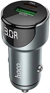 Автомобильная зарядка HOCO Z42 Gray