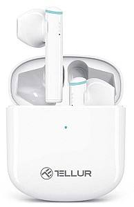 Casti TELLUR Aura True Wireless White