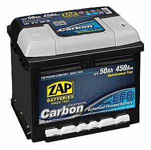 Аккумулятор ZAP 50 Ah CARBON EFB euro
