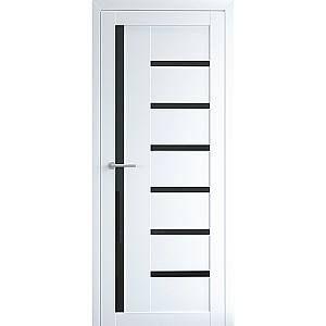 Ușă de interior Albero Madrid Vinil 800 mm (cu sticla neagra)